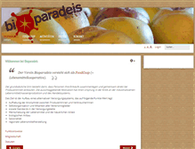 Tablet Screenshot of bioparadeis.org